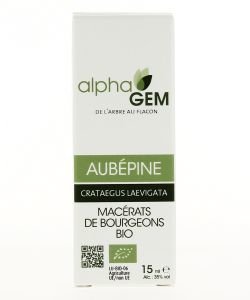 Aubépine (Crataegus laevigata) bourgeon BIO, 15 ml